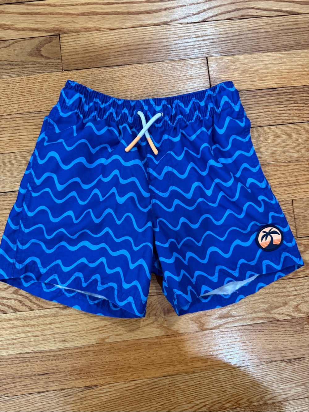 Cat & Jack Boys Blue Bathing Suit Like New Size Medium (8)